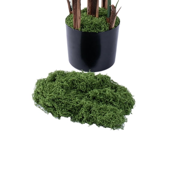 Fake Moss for Plants, Artificial Moss Faux Moss for Crafts Green DIY Kit Table Centerpieces Indoor and Outdoor Potted Plants Landscaping Gardening Art Wall Decor Wedding (Dark Green, 0.07lb)