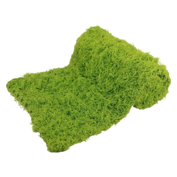 Fake Moss Table Runner, Non-Shedding Soft Fluffy Faux Moss Mat Roll, 12 x 71 Artificial Green Grass Rug for Fairy Garden, Woodland Wedding, Party & DIY Crafts Table Centerpieces
