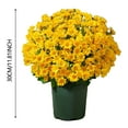 thumbnail image 1 of Fake Mums Fall Artificial Flowers, Ongmies 10 Bundles Artificial Sunset Chrysanthemum Flowers – Fade-Proof, Realistic Outdoor Decoration for Garden, Patio & Porch, Outdoors Decorations, 1 of 4