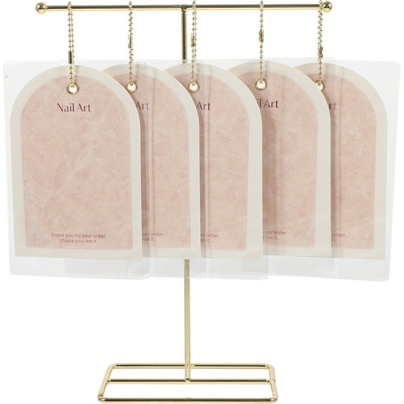 YEAHIBABY nail display Fake Nail Display Cards Paperboard Storage Women Photography Props 1 Set