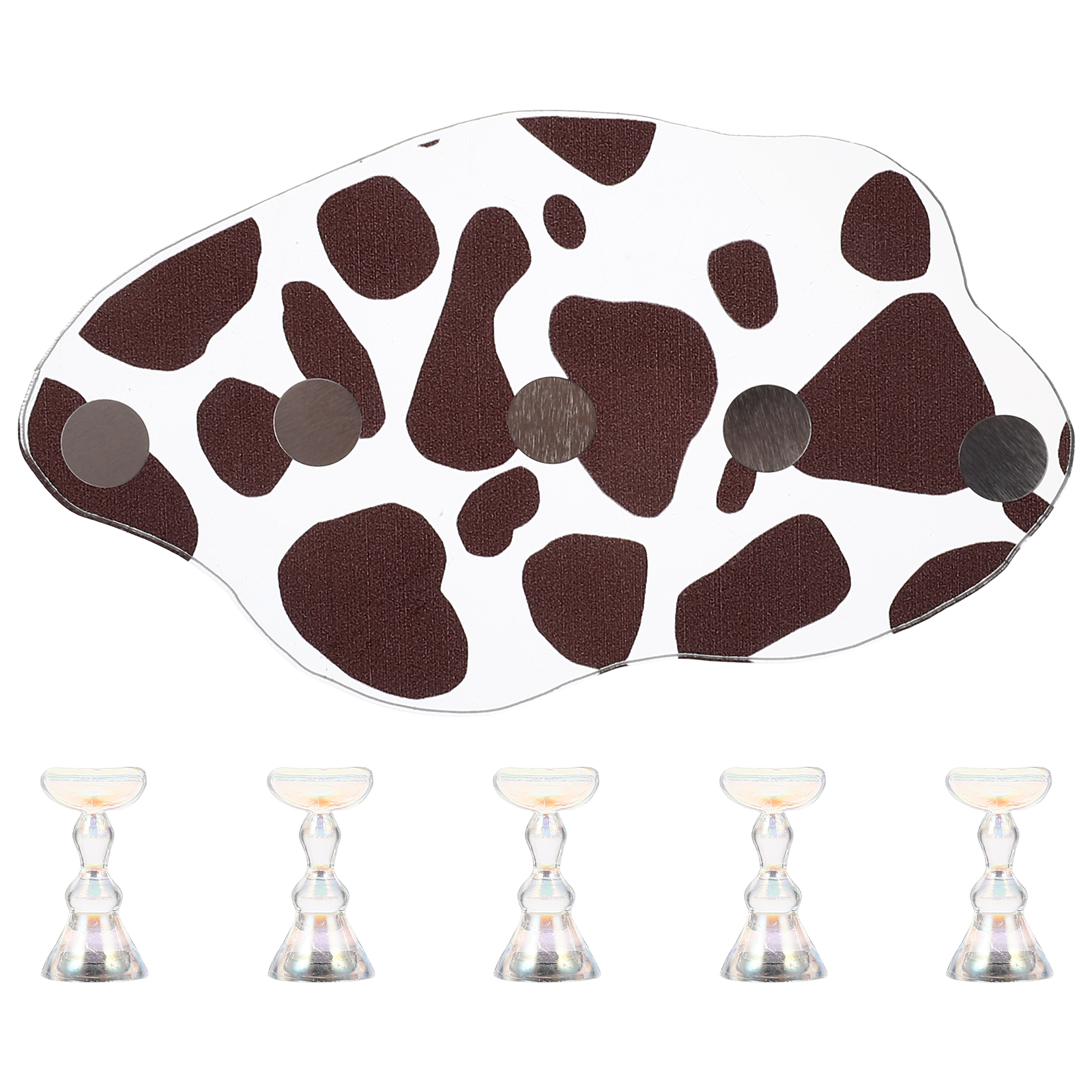 Yueyihe Fake Nails Displaying Stand Manicure Practice Tray Acrylic ...