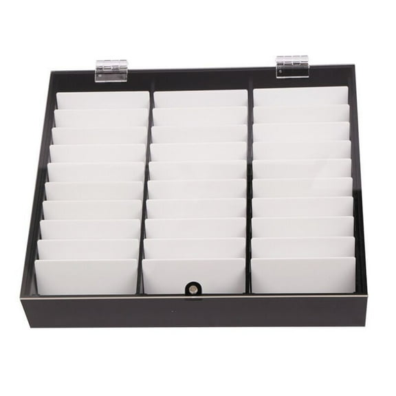 Fake Nails Storage Display Box 33Grid Nail Art Decorations Container Empty Nail Tips Storage Box Fake Nails Display for