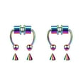 thumbnail image 1 of Fake Nose Ring Septum Piercing Magnet Magnetic Nose Hoop Rings Faux Septum Rings Non Piercing Clip On Nose Hoop Rings - Style 5, 1 of 5