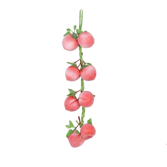 Peach Artificial Fruits Foam Peachs Highly Simulated Lifelike for House Kitchen Party Pub Decoration Cabinet Ornament - Artificial Hanging Peach