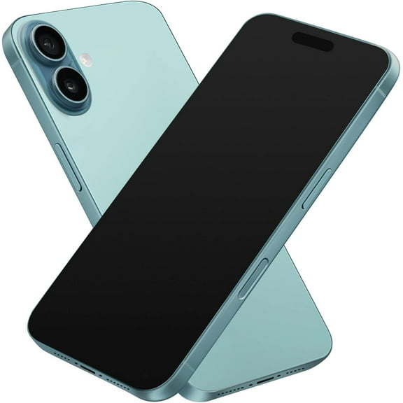 Fake Phone Dummy Prop Phone, Black Screen Decoy Phone Pear Phone Non-Working Phone 16 Pro for Kid Play, Display Phone Look Like Real Phone pro max16 (16,Teal,Black Screen)