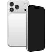 Fake Phone Dummy PropPhone, BlackScreen Decoy PhonePear PhoneNon-Working Phone17Air 17Pro Max, DisplayPhone Look Like Real Phonepro max 17 (17ProMax,White,Black Screen) Prop Mobile Phone