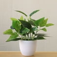 Fake Plant For Desk Decor Artificial Ivy Plant in Pot Small Fake Plants