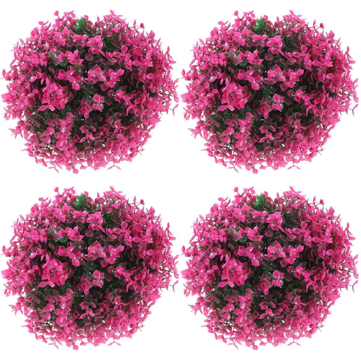 Fake Plant Greenery Spheres Hanging Ball 4 Pieces Window Homedecor