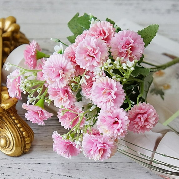 Fake Plants,20 Flowers Lilac Simulation Flowers Wedding Home Multi Scene Placement,Pink