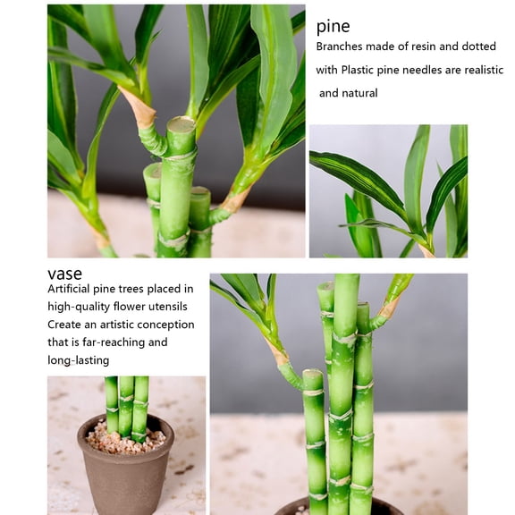 Fake Plants Artificial Green Plants Simulation Potted Home Office Hotel Lobby Decoration Green Plants Home Decoration Artificial Plants