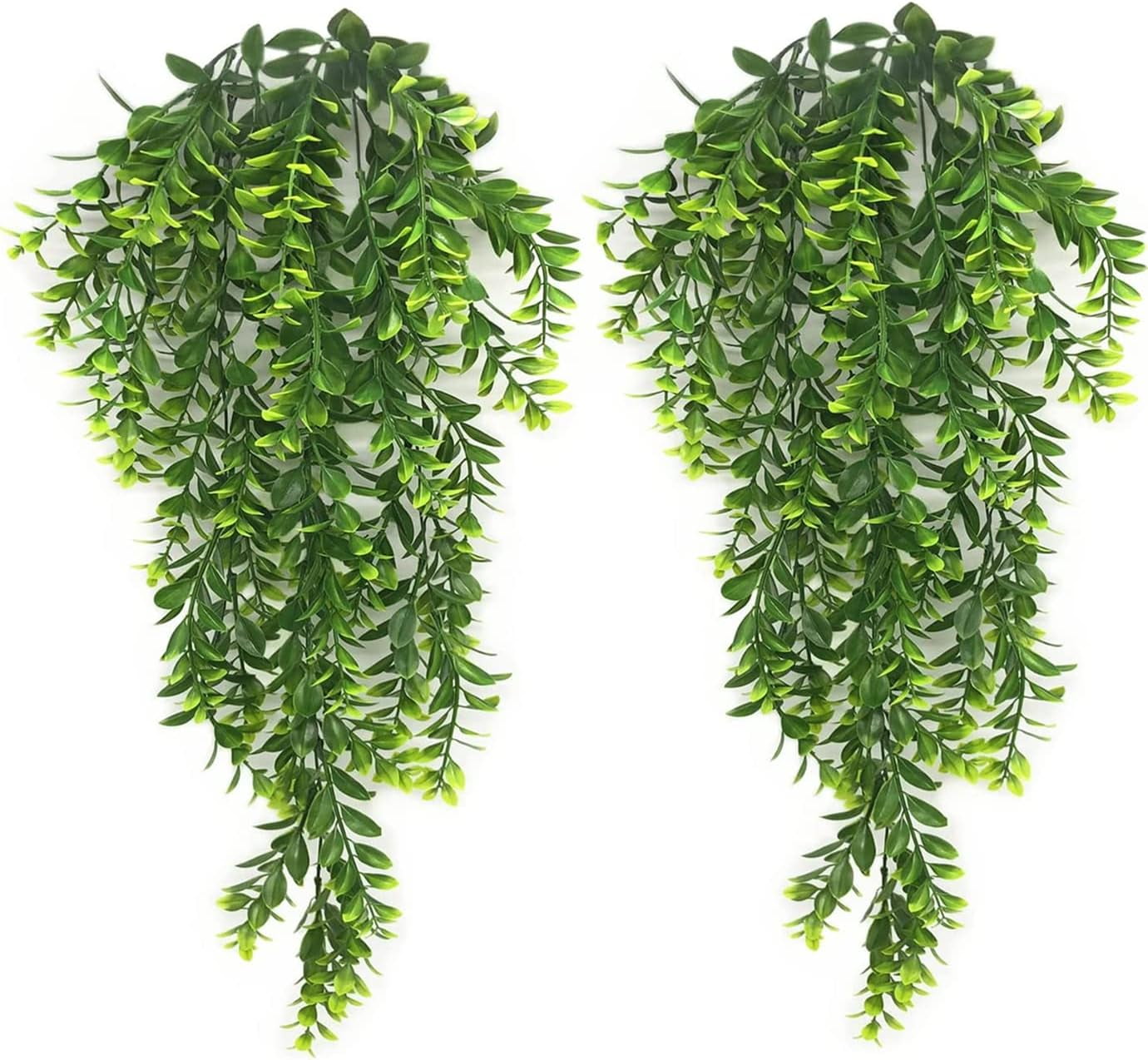 Fake Plants Artificial Plant Outdoor Shrubs Faux Grass Plastic Leaves