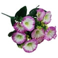 thumbnail image 1 of Fake Plants, Fall Flowers - Dienrx 6 Artificial Flower Bouquets of Morning Glory and Morning Glory Soft Decoration Opening Wedding Silk Flowers, 1*Artificial Flower, 1 of 8