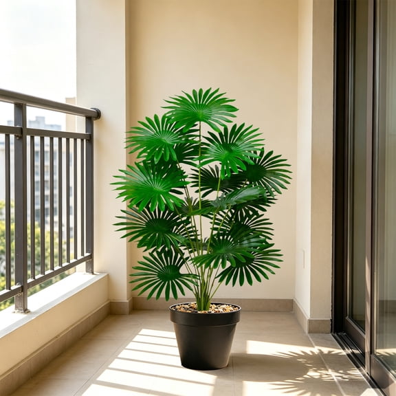 Fake Plants Large Artificial Monstera Faux Potted Plants,Artificial Monstera Deliciosa Plants In Pots,Greenery Fake Tropical Trees,Faux Swiss Cheese Floor Plants for Home Porch,Garden,Office Decor