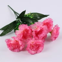 Fake Plants Promotion Sale! Mother's Day Gift Carnations Artificial Flowers Real Artificial Flowers Home Office Wedding Decoration Arrangement Bouquet Decorative Artificial Flowers Home Decor