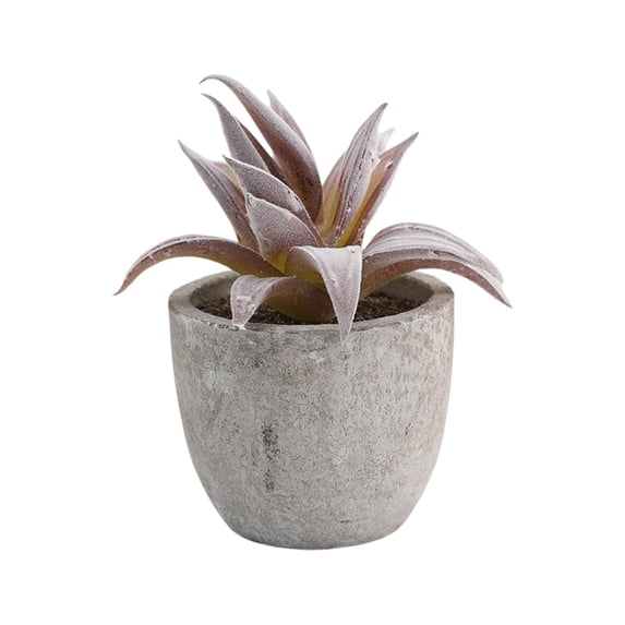 Fake Plants, Realistic Mini Potted Succulents, Plastic Artificial Plants Decoration, 2.7 X 2.6 X 2.6 Inches Small Faux Plants for Home Office Kitchen Table Desk Indoor Decor