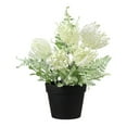 thumbnail image 1 of Fake Plants Small Artificial Plastic Plants Set Home Decor Mini Potted Faux Flowers and Herb Greenery Leaves for Bathroom Office Table Shelf Decoration, 1 of 8