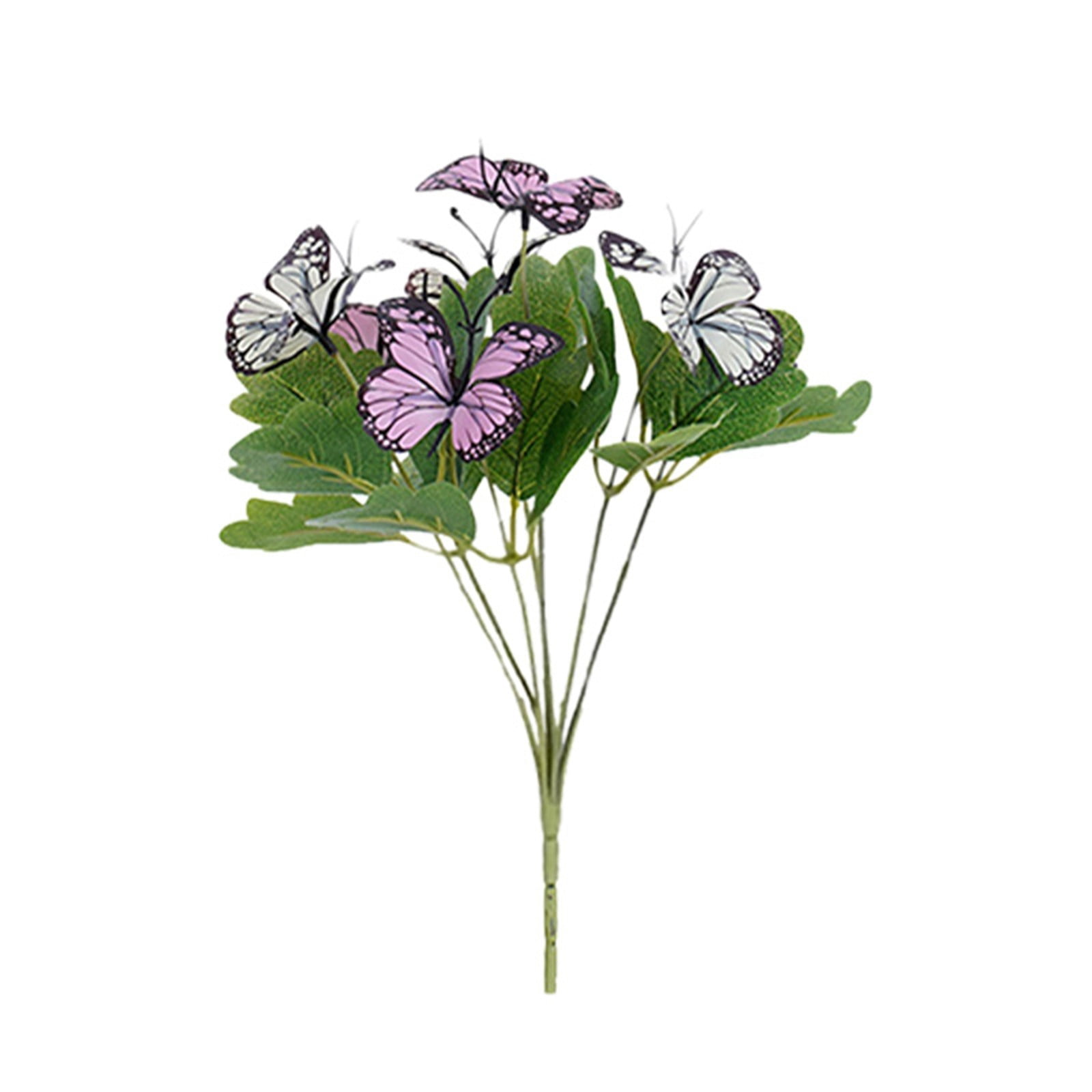 Flowers with Butterflies Artificial Flowers for Outdoor Indoor Decor, for Hanging Planters Garden Porch Window Box Home Wedding Farmhouse