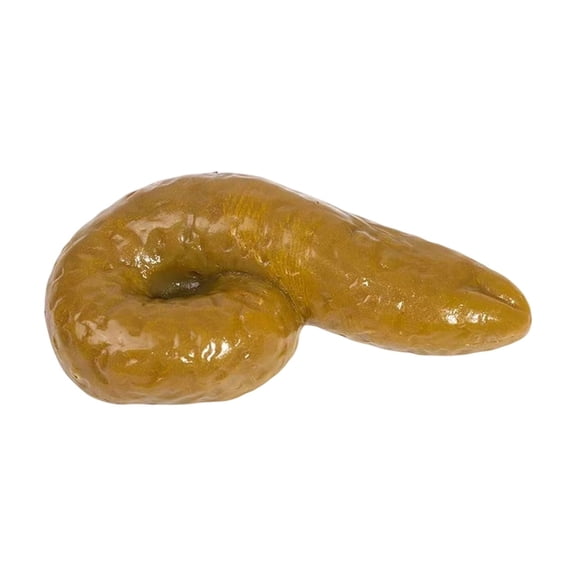 Fake Poop Toy, Realistic Squishy Fake Turd, Novelty Floating Fake Dog Poop for April Fools' Day Prank, Gag Gift (Small Curved Yellow Green Fake Poop)