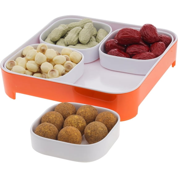 Fake Raisin Set for Home Kitchen Party Decoration Artificial Wolfberry Blackcurrant Dried Fruit Lifelike Realistic Table Food Model - Bowl Included