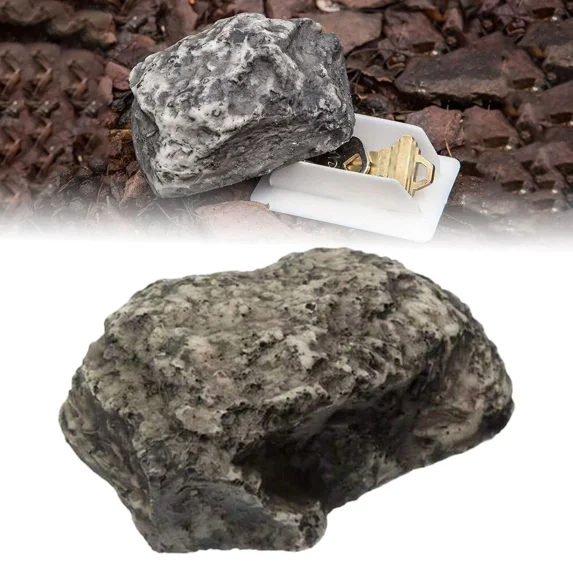 Fake Rock Key Hider Home Spare Key Hider Storage Safe Oy