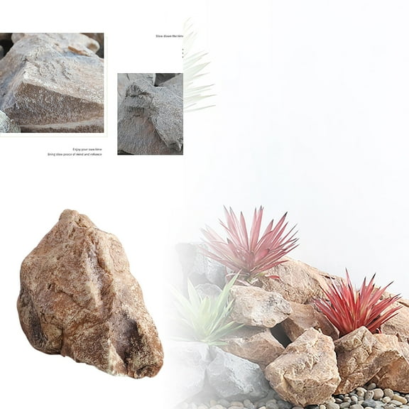 Rocks - Lightweight Landscape Stones, Indoor or Yard Decorative, PU Foam, Well Cover Rock, Artificial Stones