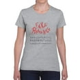 thumbnail image 1 of Fake Romance Design Shaped T-Shirt Women -Image by Shutterstock, Female XX-Large, 1 of 4