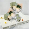 thumbnail image 1 of Fake Rose Bouquet - Green Roses Artificial Flowers, Long Lasting Fade Resistant Flowers, Symbol of Eternal Love & Romance, Gift for Her, 1 of 6