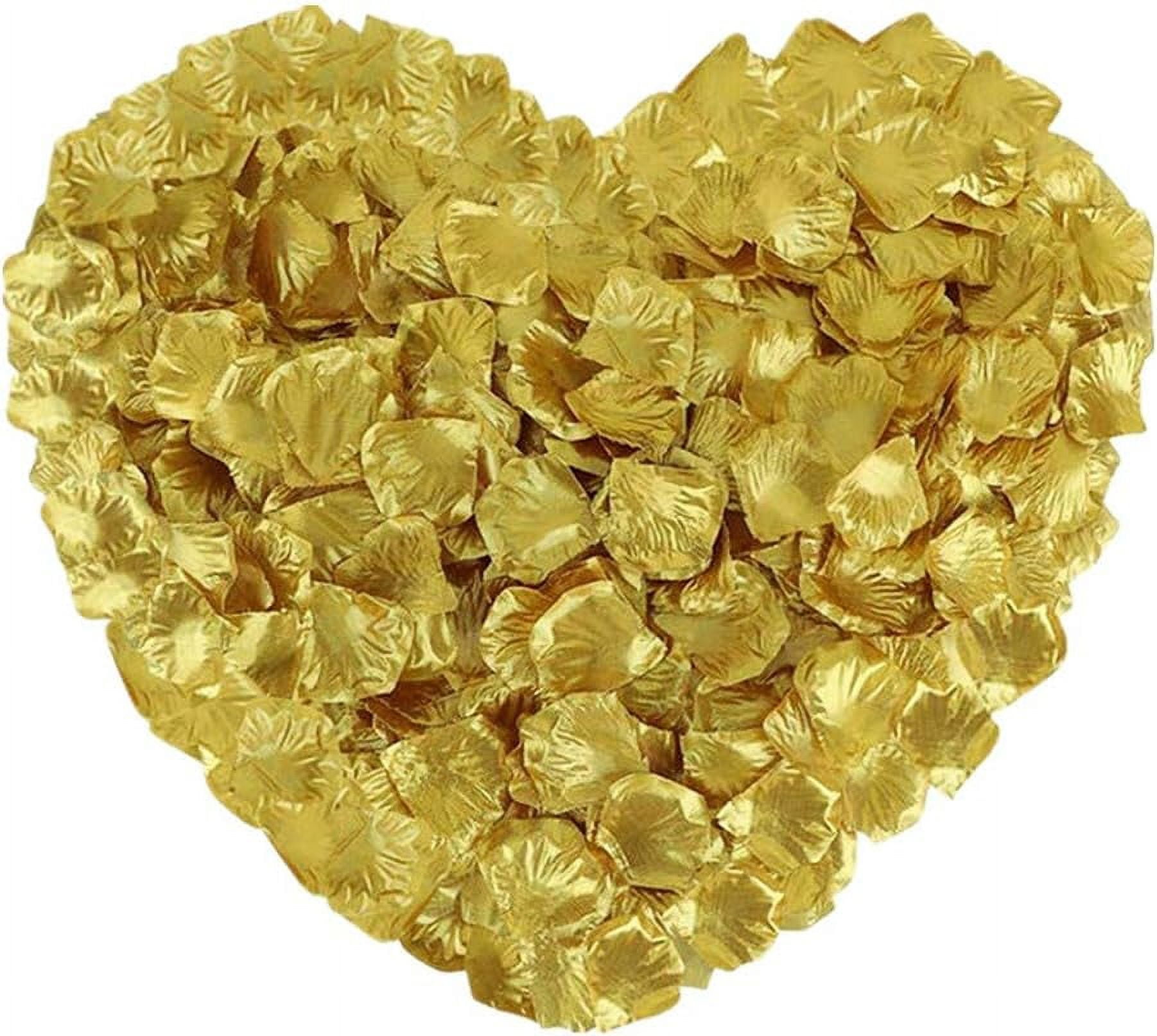 Fake Rose Petals for Romantic Night, Artificial Silk Flowers Faux Petal