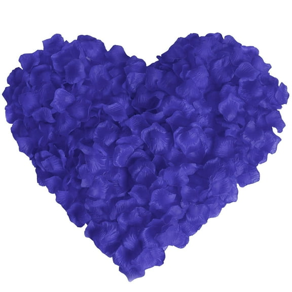 Fake Rose Petals,Simulated Rose Petals,100Pc Artificial Rose Petals Silk Petals Bright Silk Fabric Real Bridal Wedding Petals Home Decoration Artificial Flowers Silk Flowers Flower Petals(Blue)