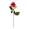thumbnail image 1 of Fake Roses, Artificial Flowers With Long Stems, Single Artificial Rose,19.7 Inch Realistic Faux Silk Rose, Elegant Roses For Bridal Wedding, Valentine's Day, Mother's Day Gift, 1Pc(Red,19.7x2"), 1 of 7