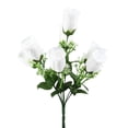 thumbnail image 1 of Fake Roses Pick Artificial Flowers White Roses with Long Stems Realistic Faux Silk Rose Bouquets for Wedding Bridal Shower Centerpieces Floral Arrangements Party Valentines day Flowers, 1 of 7