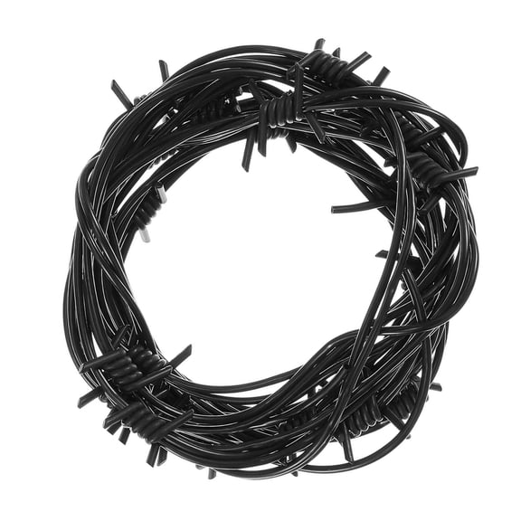 Fake Rusted Barbed Wire Decoration Halloween Plastic Barb Wire Decoration Props for Christmas Western Party Decors
