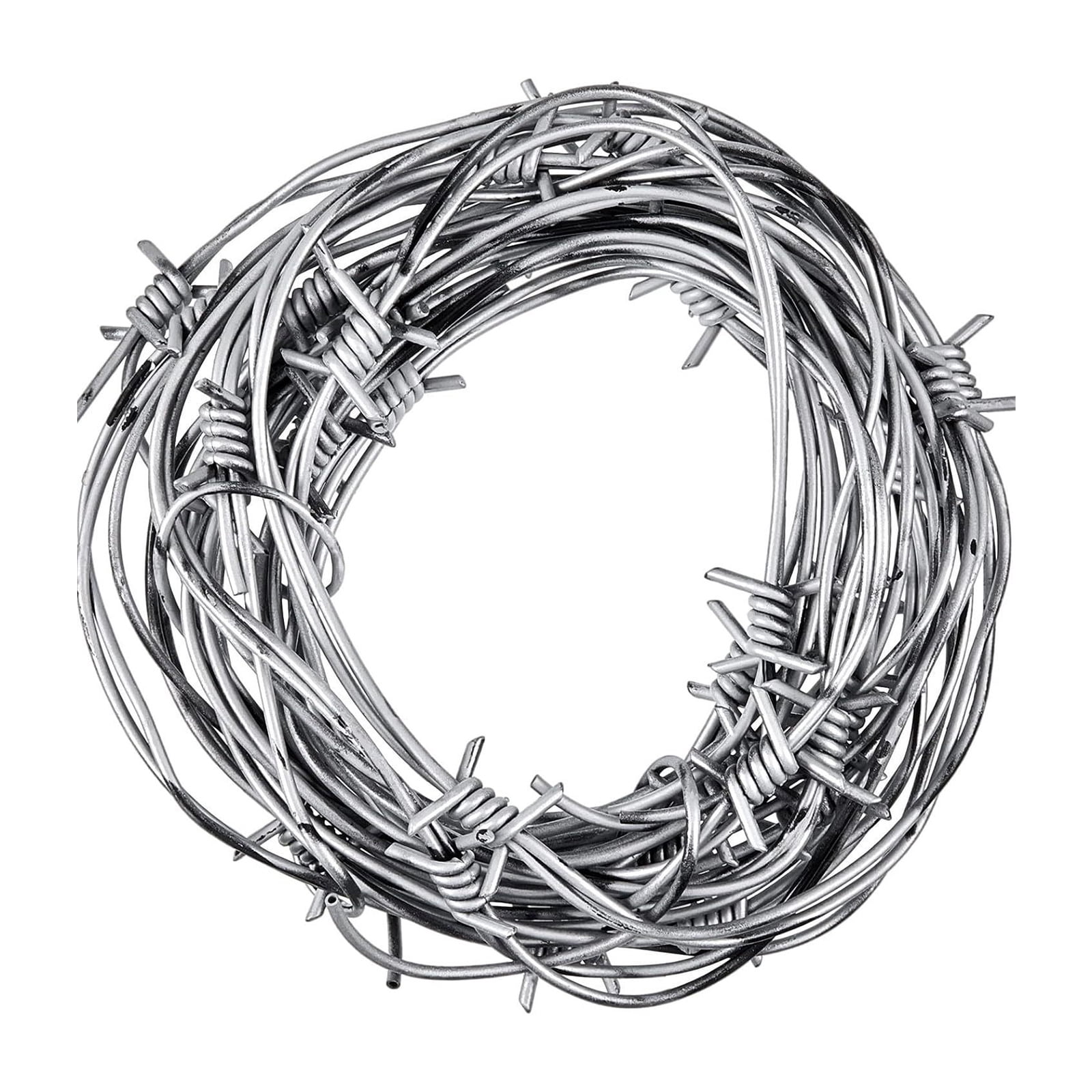 Fake Rusted Barbed Wire Decoration Plastic Barb Wire Props for Western Party Halloween Christmas Tree Decorations