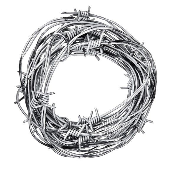 Fake Rusted Barbed Wire Decoration Wire Props for Western Party Christmas Tree Decorations
