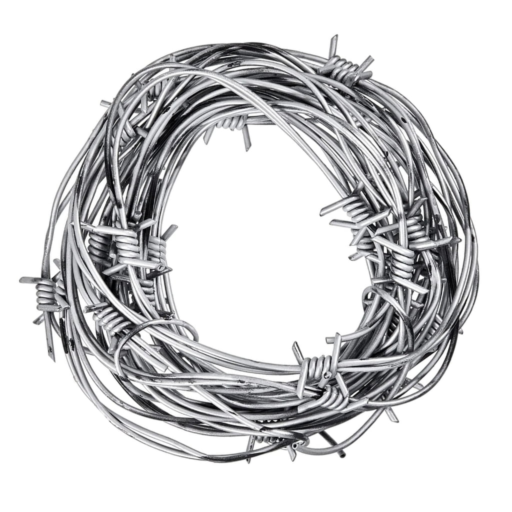 Fake Rusted Barbed Wire Plastic Barb Wire Props for Christmas Party Decorations