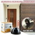 Fake Security CCTV Dome Camera With Flashing Red LED, Black Clearance