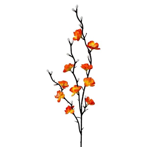 Fake Silk Plum Flower Long Stems Fake Peach Tree Branch, Artificial Plum Blossom, Simulation Long Stem Silk Flower Branches Home Kitchen Decoration Party Supplies