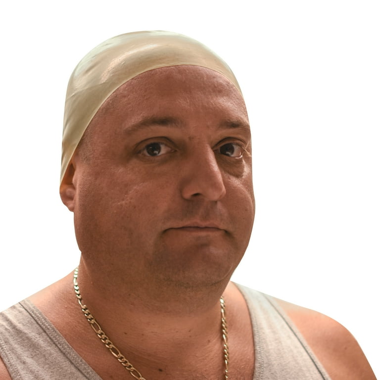 Bald Head Wig Cap Fake Skin Makeup Adult Cosplay Halloween Costume Party FX Caps Bald Head Wig Cap Fake Skin Makeup Adult Cosplay Halloween Costume Party FX Caps