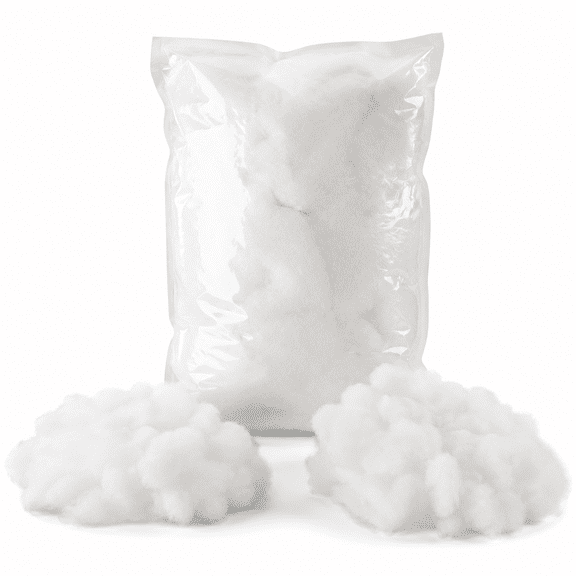 Fake Snow Decorations 500g/17.64oz, Artificial Snow Fake Clouds Cotton Stuffing for Crafts, Fluffy Fiber Poly Fill Indoor for Pillow Winter Christmas Tree Village Mantle Nativity Decor