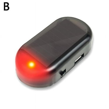 Fake Solar Car Alarm LED Lights Security Warning Theft ✨ N3F8