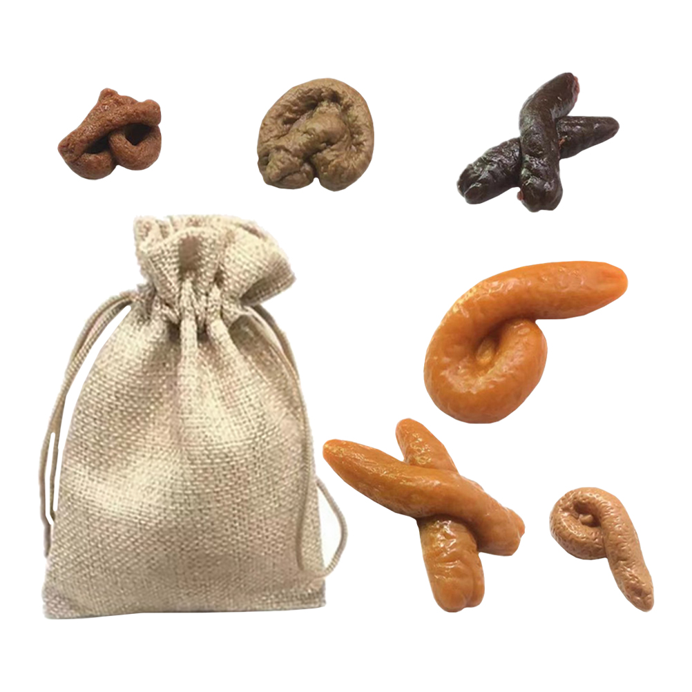 Fake Stool Toys Tricky Prank Props Halloween Fake Poo Pranks Fart Spray