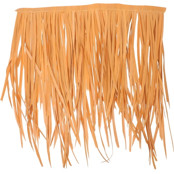 WEUVEB Artificial Chocolate Pe Thatch Roof for Garden and Home Decor