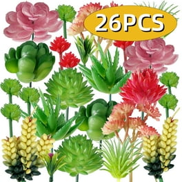 Mini Artificial Succulent Plant Faux Flower Garden Fake Foliage Home Decor Mini Artificial Succulent Plant Faux Flower Garden Fake Foliage Home Decor