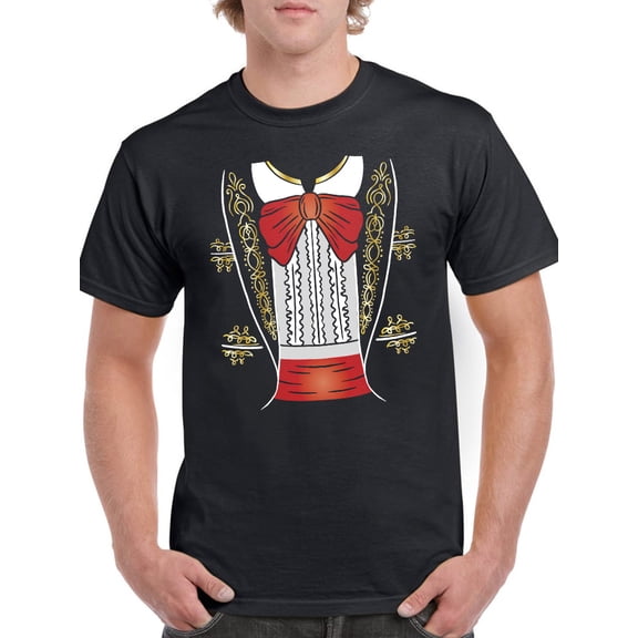 Fake Suit T-Shirt Men -Smartprints Designs, Male Large