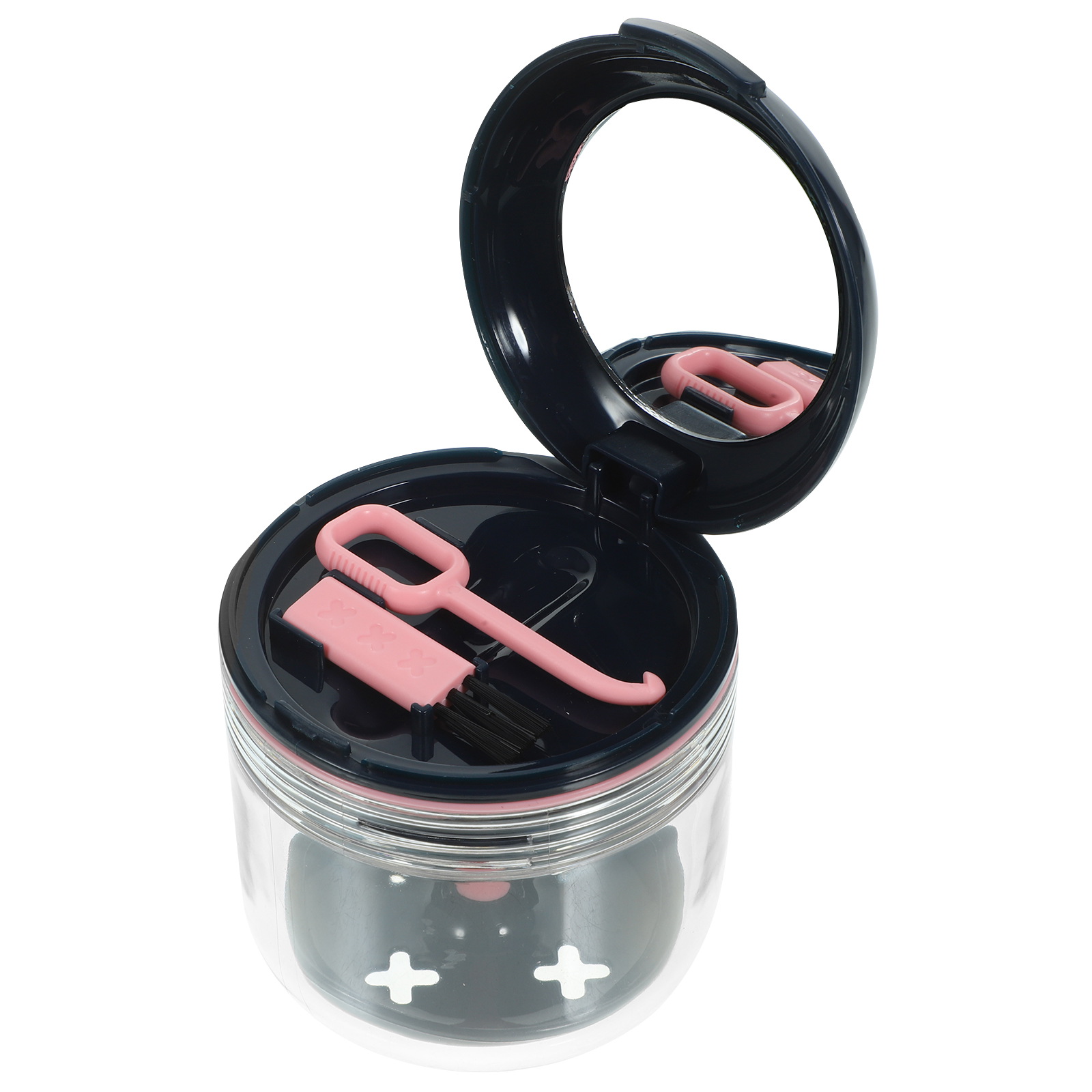 Fake Teeth Denture Cups for Soaking Dentures Denture Cleaning Case