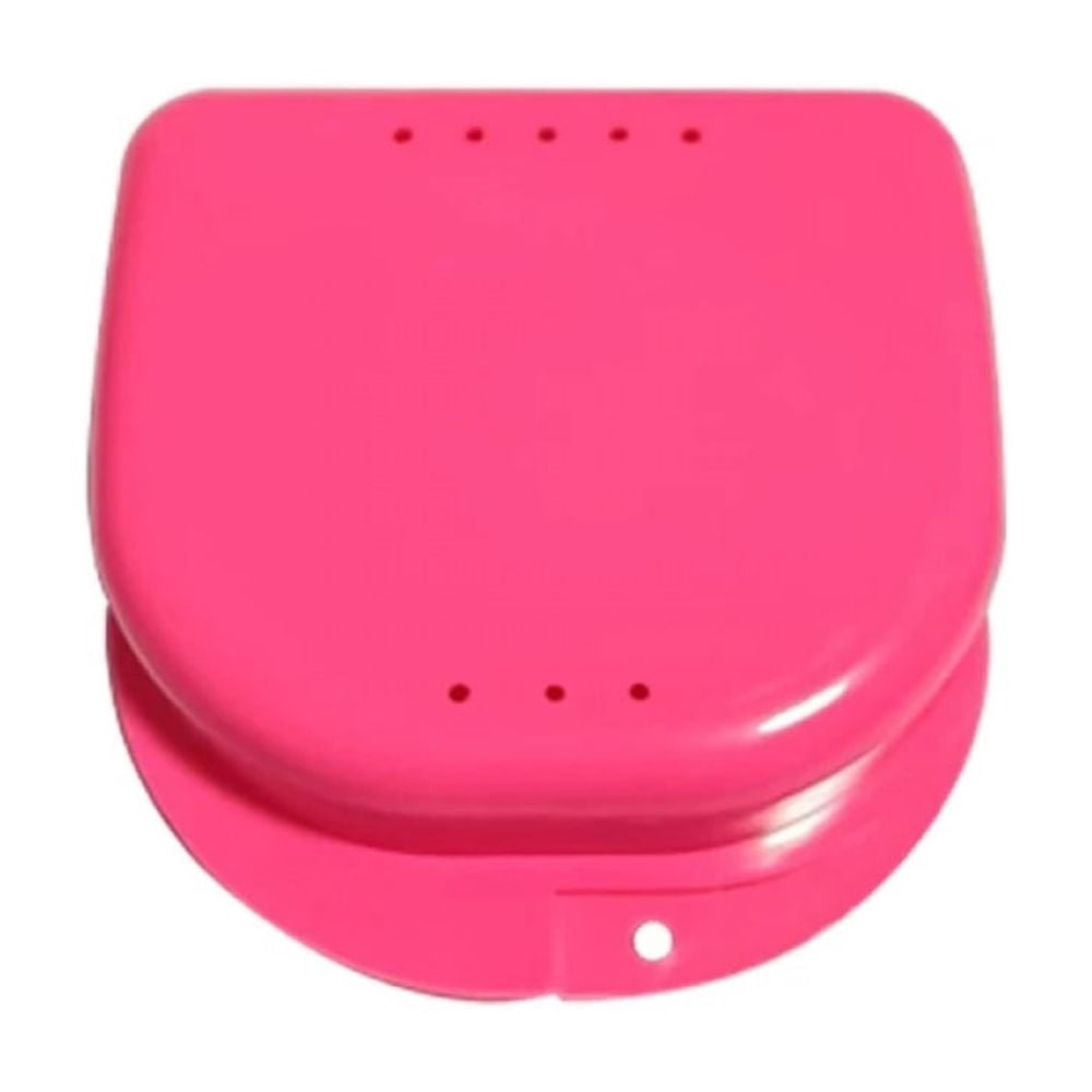 Fake Teeth Orthodontic Retainer Case Mouth Guard Container Plastic ...
