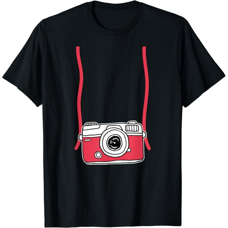Fake Tourist Camera Shirt Fun Holiday Vacation Photographer Fake Tourist Camera Shirt Fun Holiday Vacation Photographer