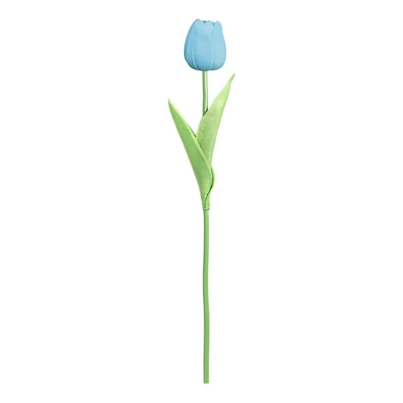Fake Tulips, Artificial Flowers, Real Touch Tulips Flower for Home Kitchen Decor, Spring Easter Wedding Bouquet Decorations Office Floral Arrangements, 1 Pcs, 13.19 Inches