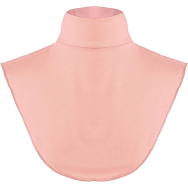 Women's Cotton Mock Turtleneck Dickey Half Top Collar Neck Blouse False ...