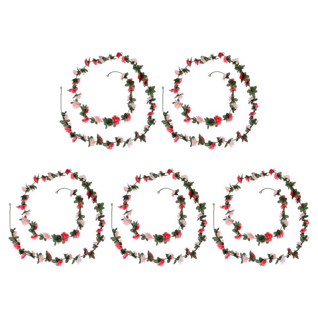 Fake Vine Garland Flower Silk Artificial Flowers 7.8FT for Home